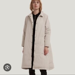 Women's Gray Puffer Coat